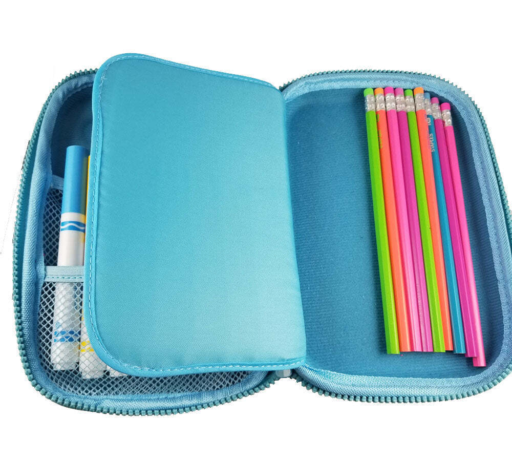 Pencil Case  3d bear blue  ,gift for girl Anti-Shock