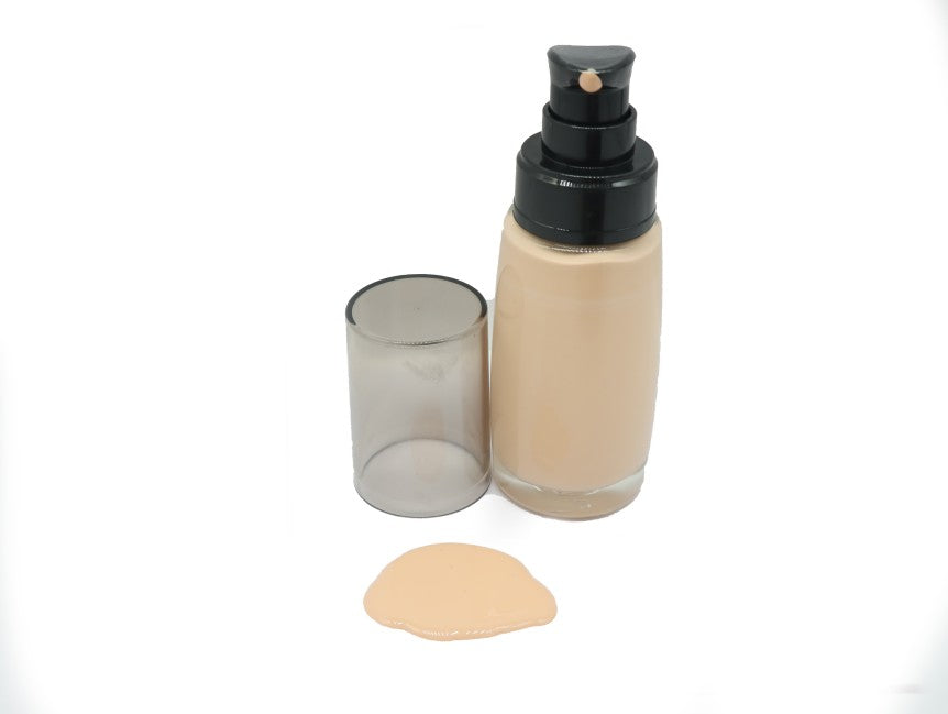 BNV Flawless Finish Foundation with 5 colors, Lightweight & Medium Coverage, Semi-Matte Finish, Light I