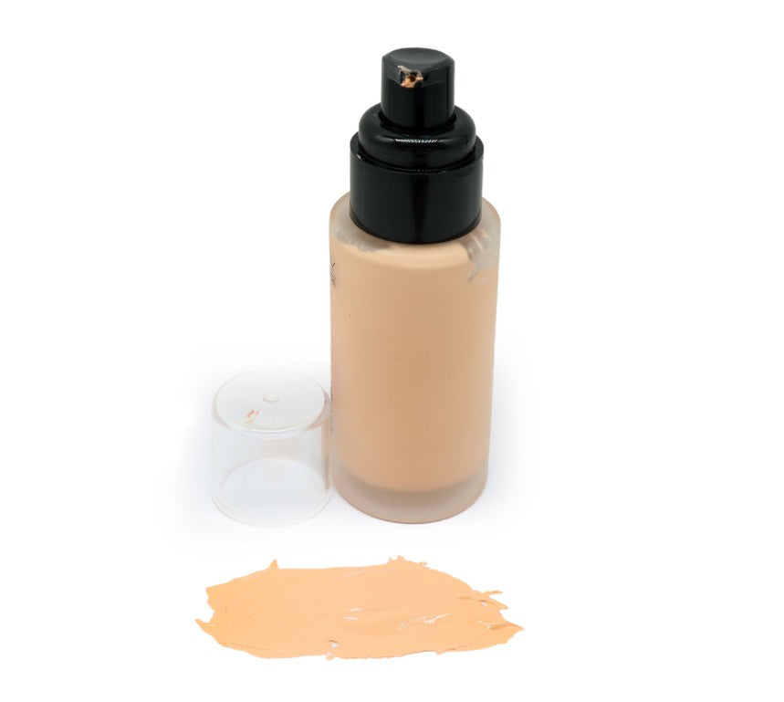 BNV Flawless Finish Foundation with 5 colors, Lightweight & Medium Coverage, Semi-Matte Finish, Light I